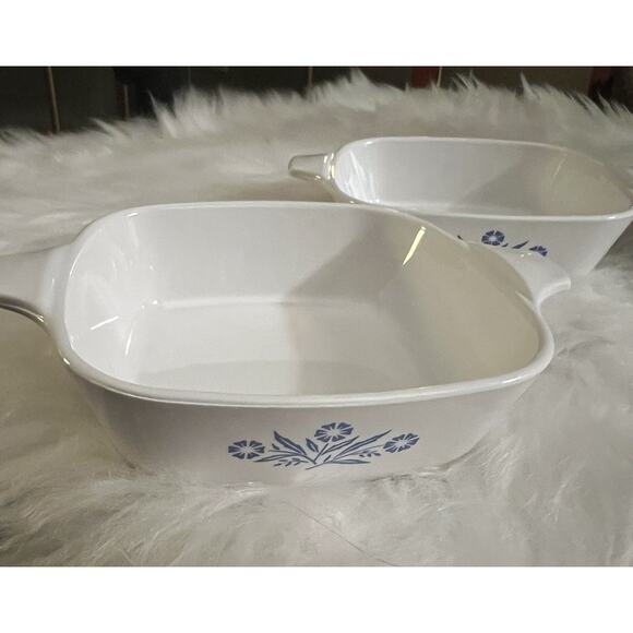 Set of 4 VTG 1970s Corning Ware Blue Cornflower Petite Pan0 - Picture 6 of 7